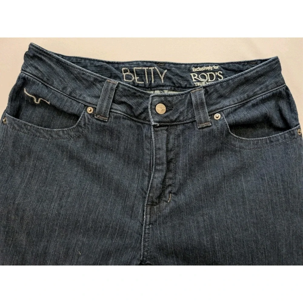 Kimes Ranch Betty Jeans Womens 16/31 Dark Wash Straight Bootcut Western Denim